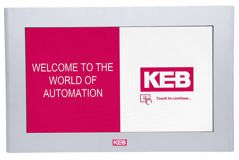 KEB Industrial automation touchscreen